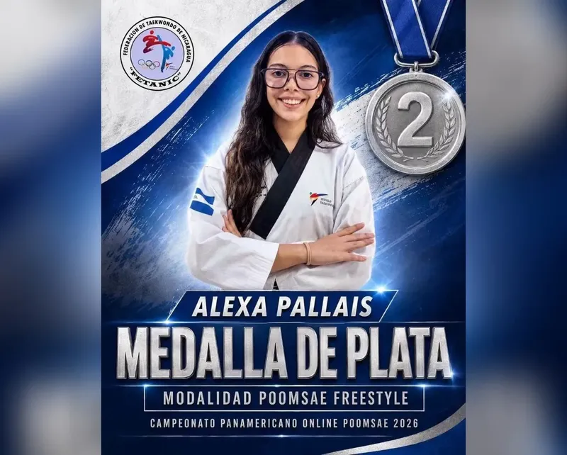 ¡Medalla de plata para Nicaragua!