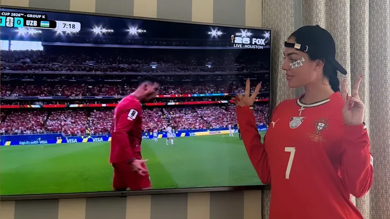 Tras su mensaje a la Virgen, Georgina Rodríguez celebra el doblete de Cristiano Ronaldo y la victoria de Portugal
