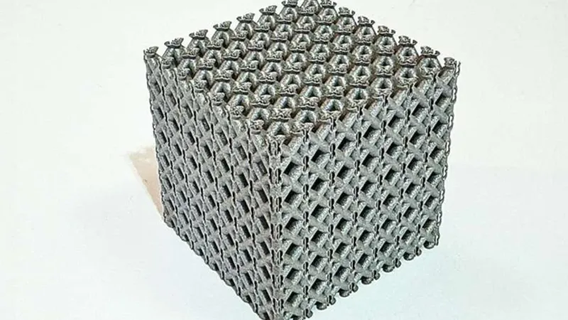 El titanio es cuatro veces más denso que el agua, pero unos ingenieros australianos lograron que flotara incluso después de romperse. El secreto está en una estructura impresa en 3D y rellena de espuma