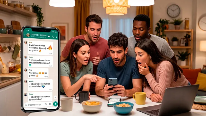 Los grupos de WhatsApp cambian para siempre: llega el nuevo diseño a muchos dispositivos y luce espectacular