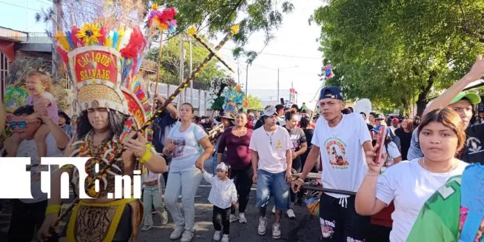 Managua da inicio a sus fiestas tradicionales con la emblemática Roza del Camino