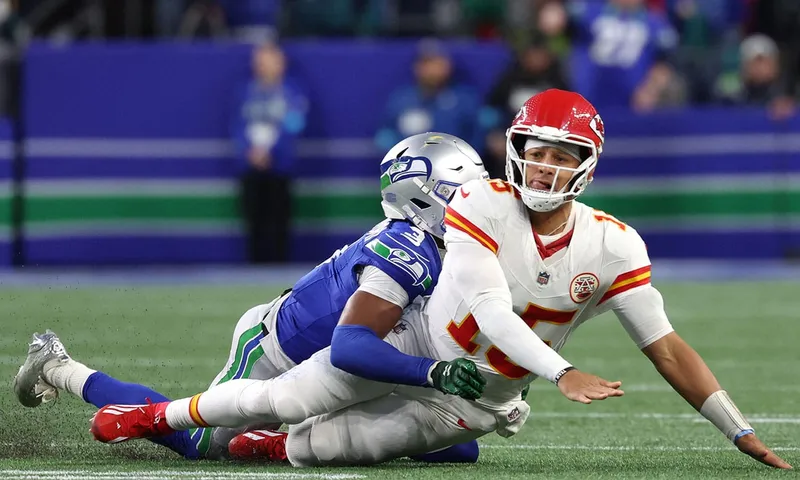 Cayó otro invicto: los Chiefs perdieron ante los Seahawks