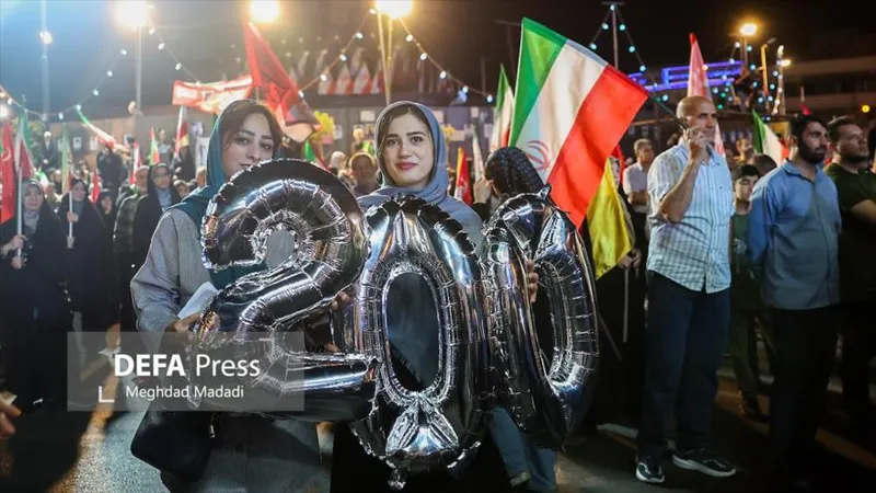Noche 200 de resistencia: el pueblo sale a las calles por un Irán fuerte