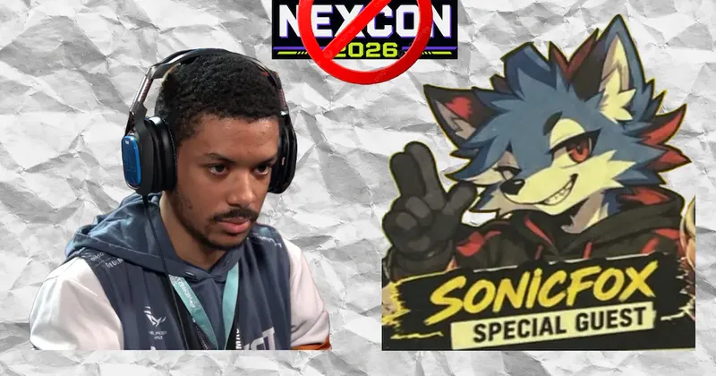 SonicFox cancela su participación en una convención de videojuegos al descubrir que sus organizadores usaron un póster generado por IA