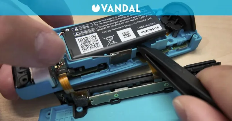 Así son por dentro los nuevos Joy-Con de Switch con batería reemplazable