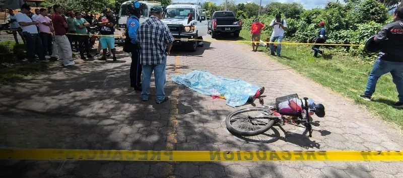 Ciclista perece atropellado en Estelí