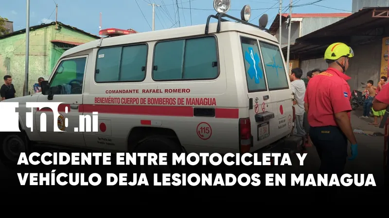 Presunto irrespeto a señal de alto provoca accidente vial en Managua