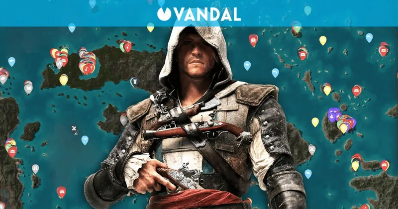 Este mapa interactivo de AC Black Flag Resynced tiene todo lo que necesitas para completar el remake al 100 %