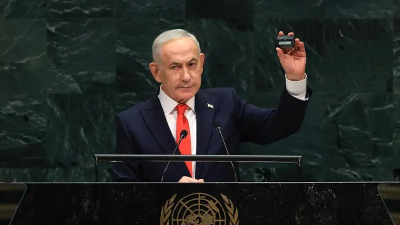 ONU repudia a Netanyahu por polémica exhibición de un buscapersonas en la AGNU