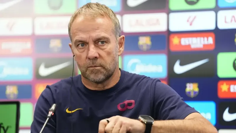 Rueda de prensa de Flick, previa ante el Betis, en directo