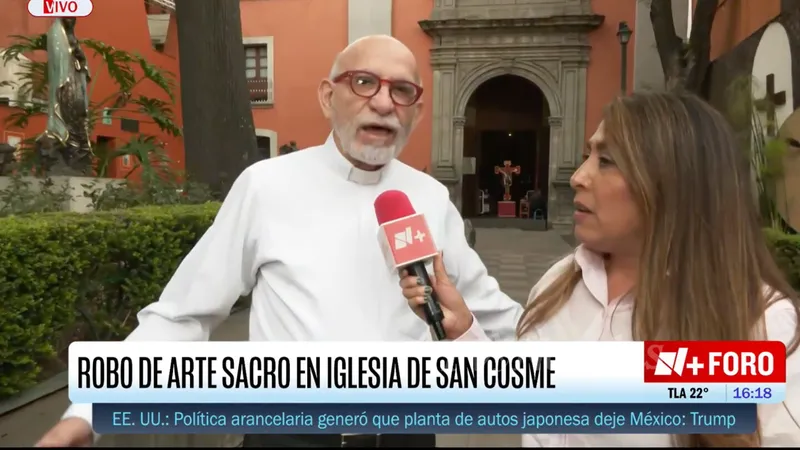 Padre José de Jesús Aguilar denuncia robo de esculturas: “Si se meten a la IGLESIA, ¿qué podemos esperar?”