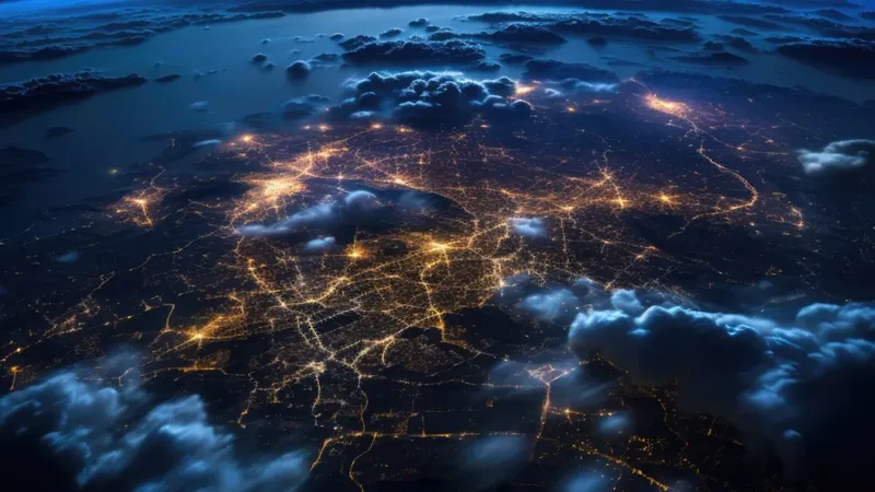 Las ciudades están cambiando de color vistas desde el espacio: el LED está borrando el viejo brillo amarillo de la Tierra