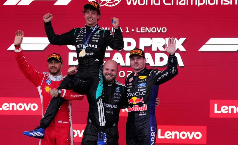 Andrea Kimi Antonelli ganó en Canadá y el campeonato ya no es solo una ilusión