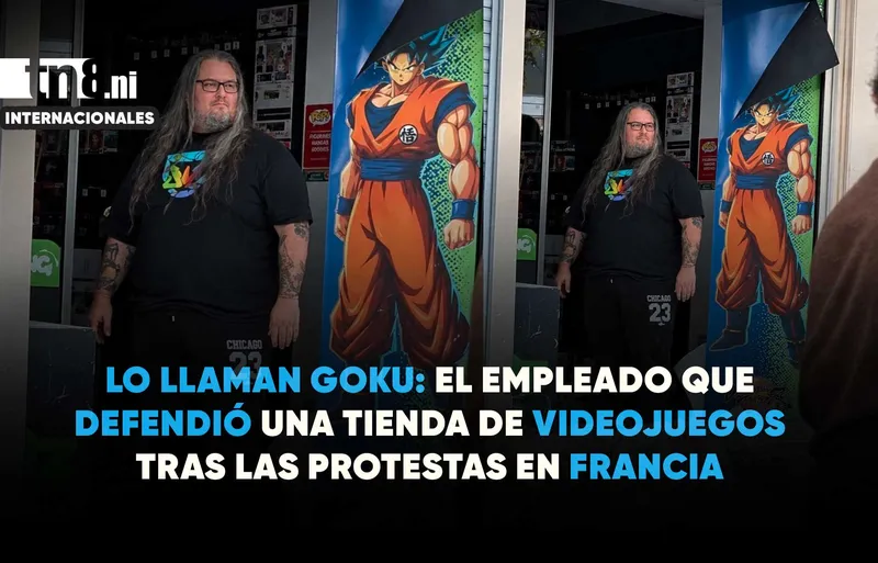 Lo llaman Goku: el trabajador viral que defendió una tienda de videojuegos en Francia