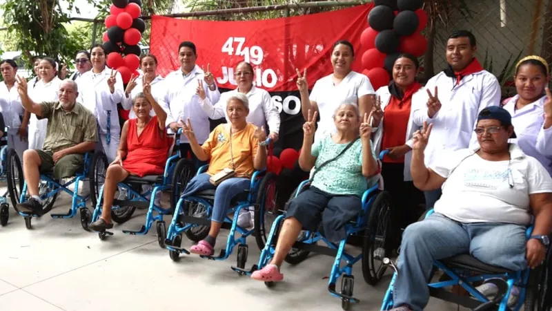 MINSA entrega 167 sillas de ruedas a protagonistas de Managua y otros departamentos