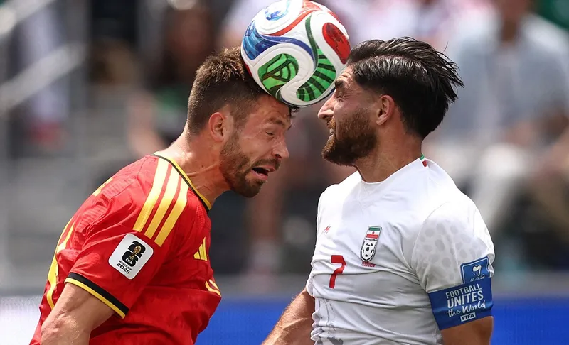 Bélgica e Irán empataron y apretaron el Grupo G