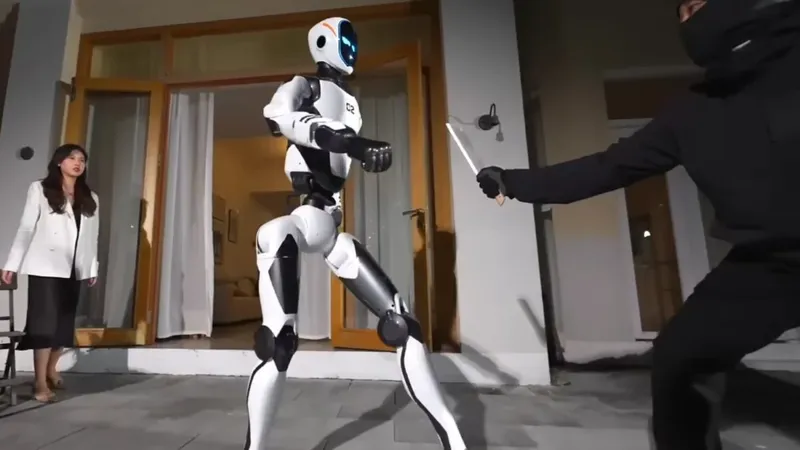 China presenta un robot guardaespaldas capaz de enfrentarse a agresores y levantar autos: su fuerza genera preocupación