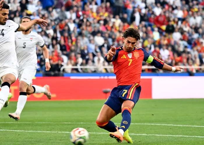 España firma empate gris ante Irak en su primer test para el Mundial