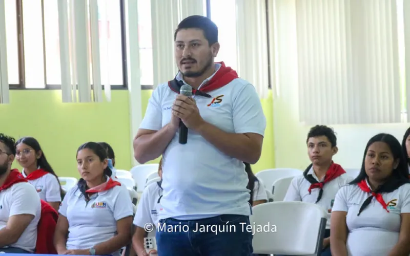 Palabras del Compañero Joel Duarte Coordinador Departamental de la Juventud Sandinista en Jinotega Sur durante el Proceso de Consulta a la Reforma Constitucional con la Juventud y Estudiantes