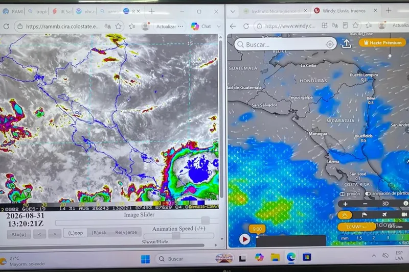 Dos ondas tropicales provocarán lluvias y continuará el calor