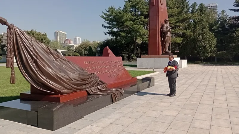 Embajada de Nicaragua visita Museo de la Victoria en Pyongyang, RPD de Corea