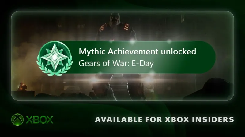 Los logros míticos de Xbox ya están disponibles para insiders: características, barra de progreso, juegos de 360 y más detalles