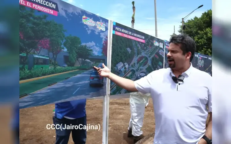 Obras de drenaje en Pista Héroes y Mártires de la Insurrección registran un 72 % de avance