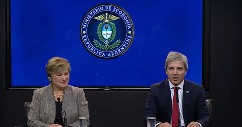 FMI en Argentina: seguí en vivo la conferencia de prensa de Georgieva con Caputo