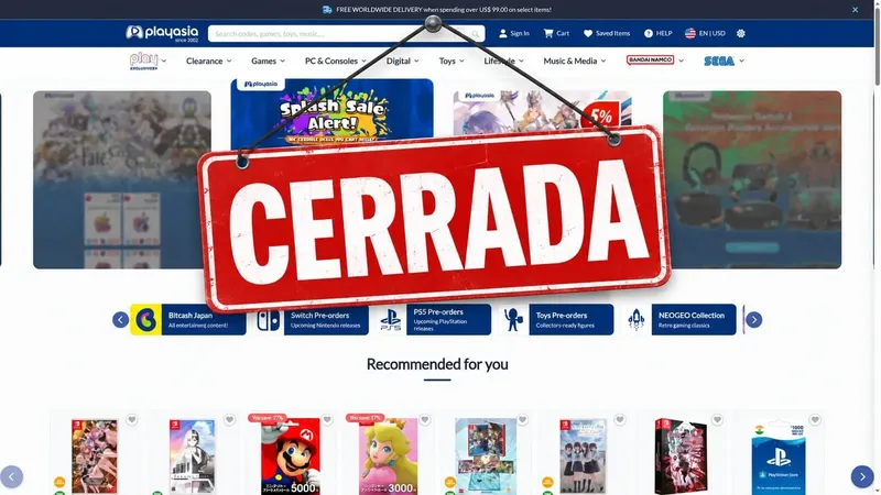 Una famosa tienda de videojuegos que rivaliza con Game cierra por sorpresa dejando miles de pedidos en el aire: «Hemos desactivado temporalmente el sitio web»