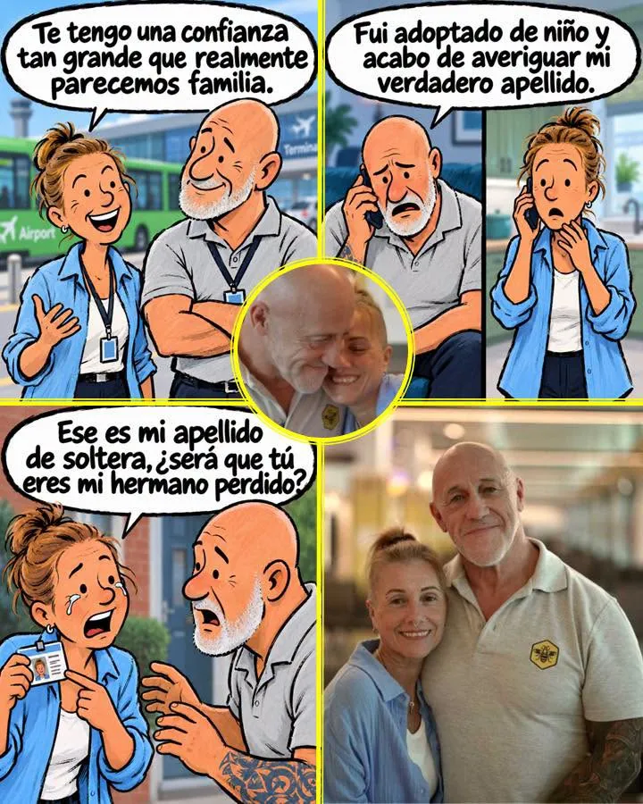 Trabajaron juntos sin saber el secreto que los unía