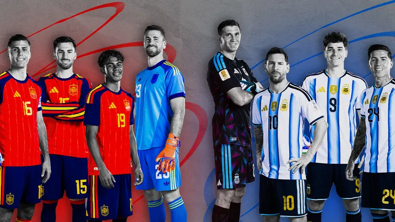 España-Argentina, duelo de titanes inédito: el campeón de Europa y de América se baten en el Mundial