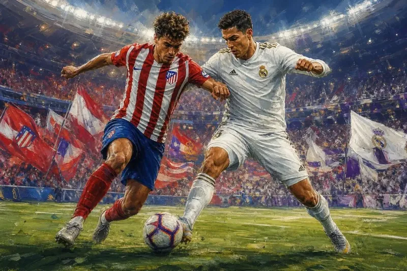 Atlético de Madrid gana el derbi ante el Real Madrid en La Liga de España
