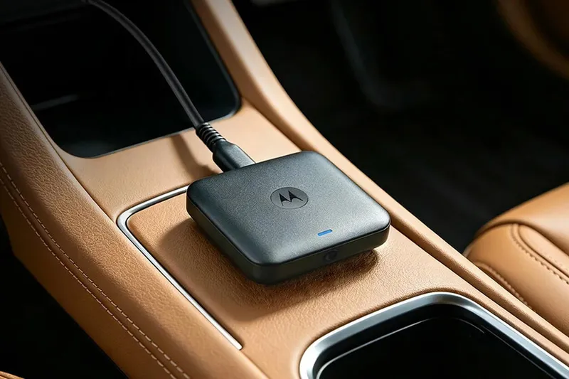Permite conectar dos móviles a Android Auto sin cables: así es el nuevo adaptador inalámbrico de Motorola con sello de Google