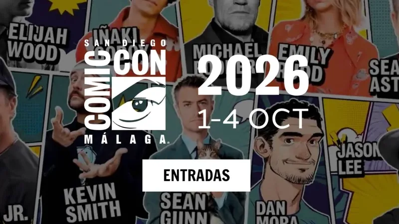 SensaCine te invita a la San Diego Comic Con Málaga 2026: prueba suerte y llévate una de las 5 entradas dobles que sorteamos