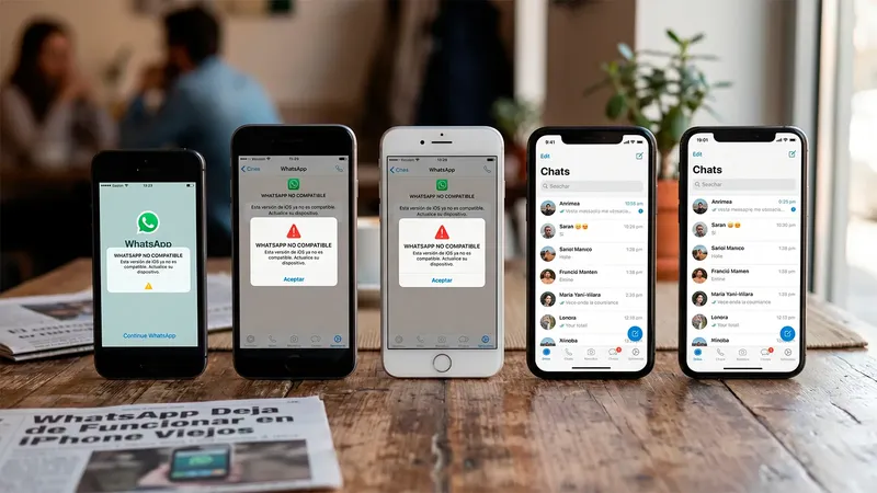 WhatsApp dejará de ser compatible en muchos iPhone: esta es la fecha en la que retirarán la app
