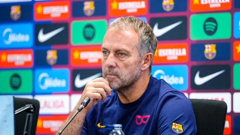 Flick: "Es increíble jugar con este calor"
