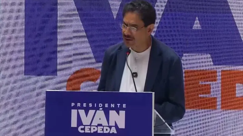 Iván Cepeda da a conocer su propuesta social ante medios de comunicación