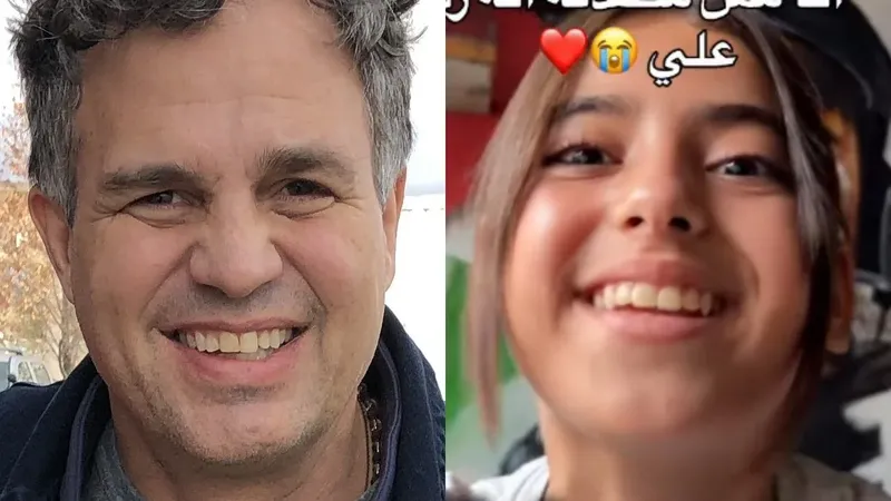 Layan Alquqa, la niña palestina que ha logado el apoyo de Mark Ruffalo: "Sois preciosos y os merecéis una vida segura y maravillosa"