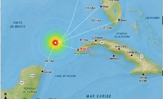 Sismo de magnitud 6.2 en Golfo de México sorprende por ocurrir en zona estable sin antecedentes