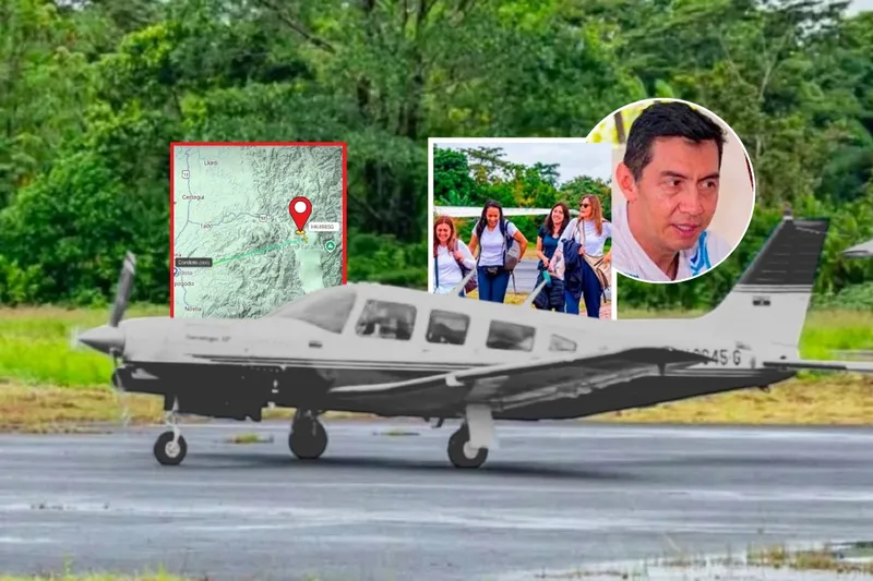 Encuentran sin vida a tripulantes de avioneta siniestrada en Colombia