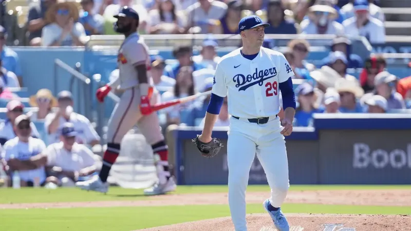 Dodgers pegan primero en la serie contra Atlanta con una sólida actuación de Skubal