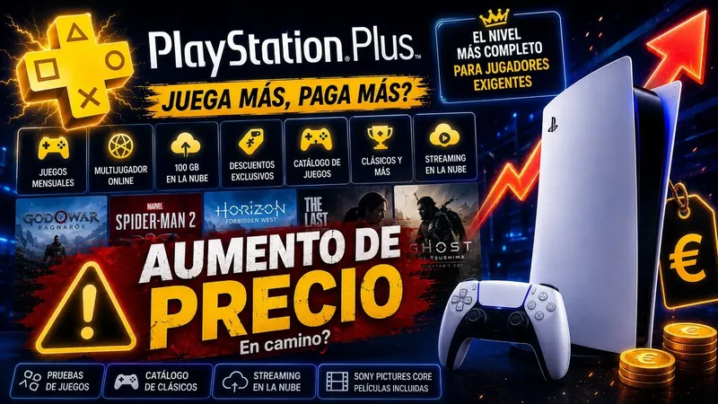 PlayStation Plus se prepara para otra subida de precio: Sony seguirá exprimiendo a los usuarios