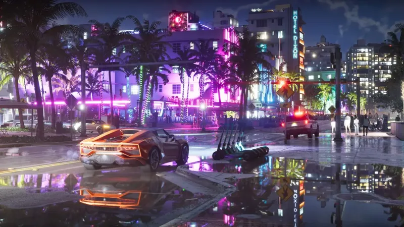Las tres nuevas imágenes de GTA 6 ponen de manifiesto que contará con unos espectaculares efectos de luz, reflejos, gran densidad de tráfico y otros detalles