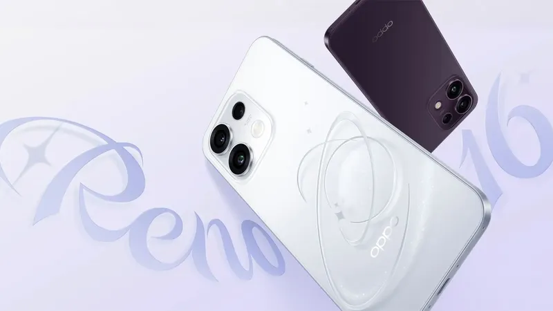 PcComponentes convierte en chollo el OPPO Reno16 F: 100 euros de descuento con cargador y funda de regalo