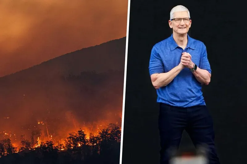 Tim Cook, CEO de Apple: "Nuestros corazones están con vosotros". La ola de incendios continúa y anuncian una ayuda económica