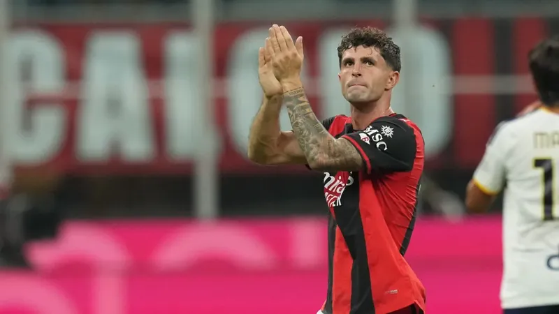 Christian Pulisic anotó su primer gol de la temporada con el AC Milan