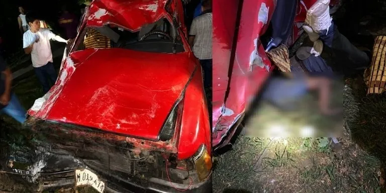 Camioneta cae a un barranco en La Concepción y cobra la vida de un hombre