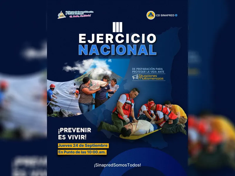 Convocan a familias nicaragüenses a participar en III Ejercicio Nacional de Protección de la Vida