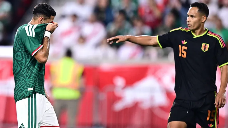 México, perdido en Nueva Jersey y perdiendo contra Perú