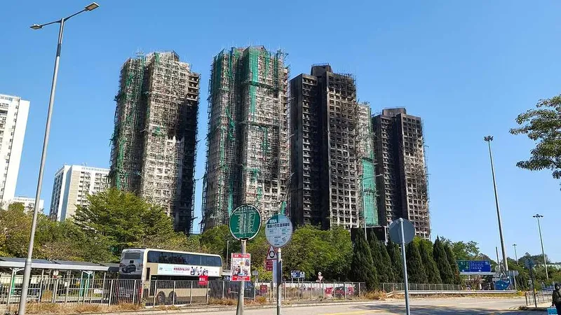 John Lee y otros funcionarios comparecen ante la prensa por el incendio residencial de noviembre de 2025